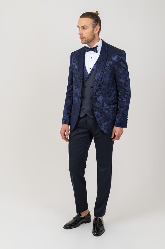 Unique Jacquard Flower Pattern Featuring Distinctive Details for a Stunning Look