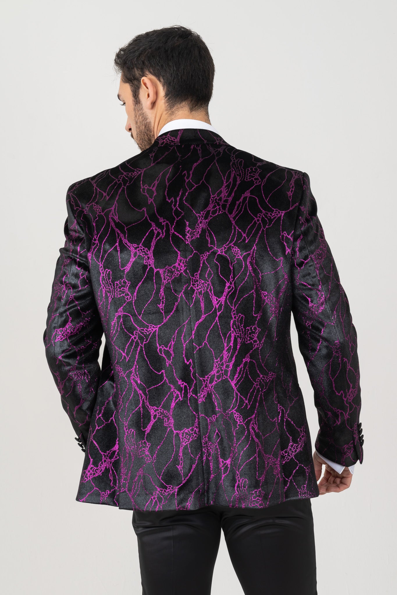 Purple Striking Thunder Look n Velvet Tuxedo