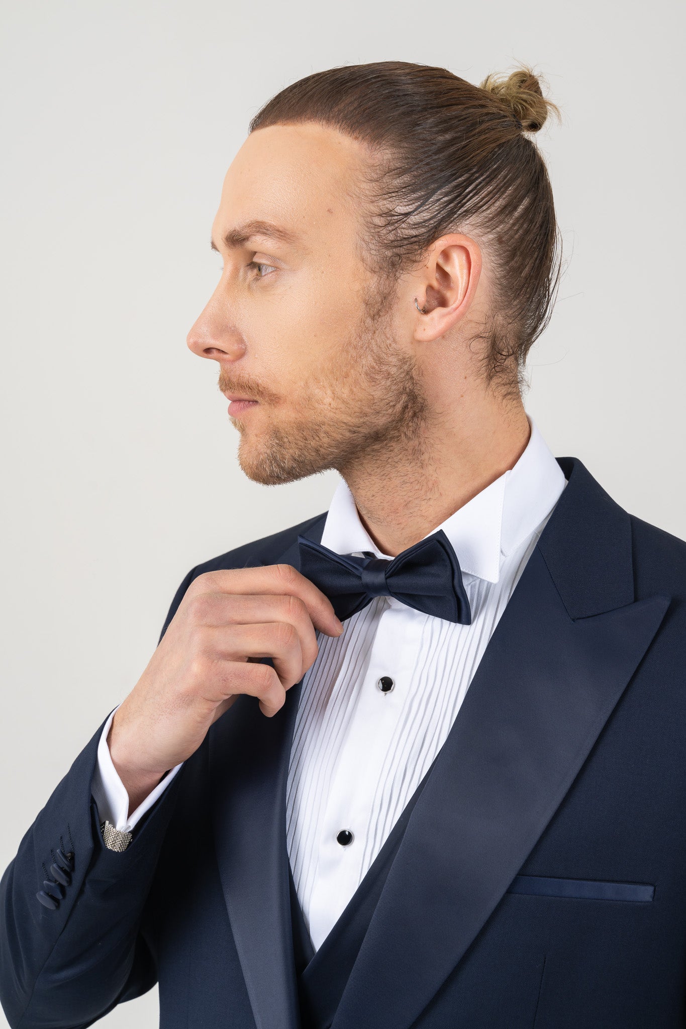 Pleated Wing Collar Wedding shirt, perfect for Tuxedo.
