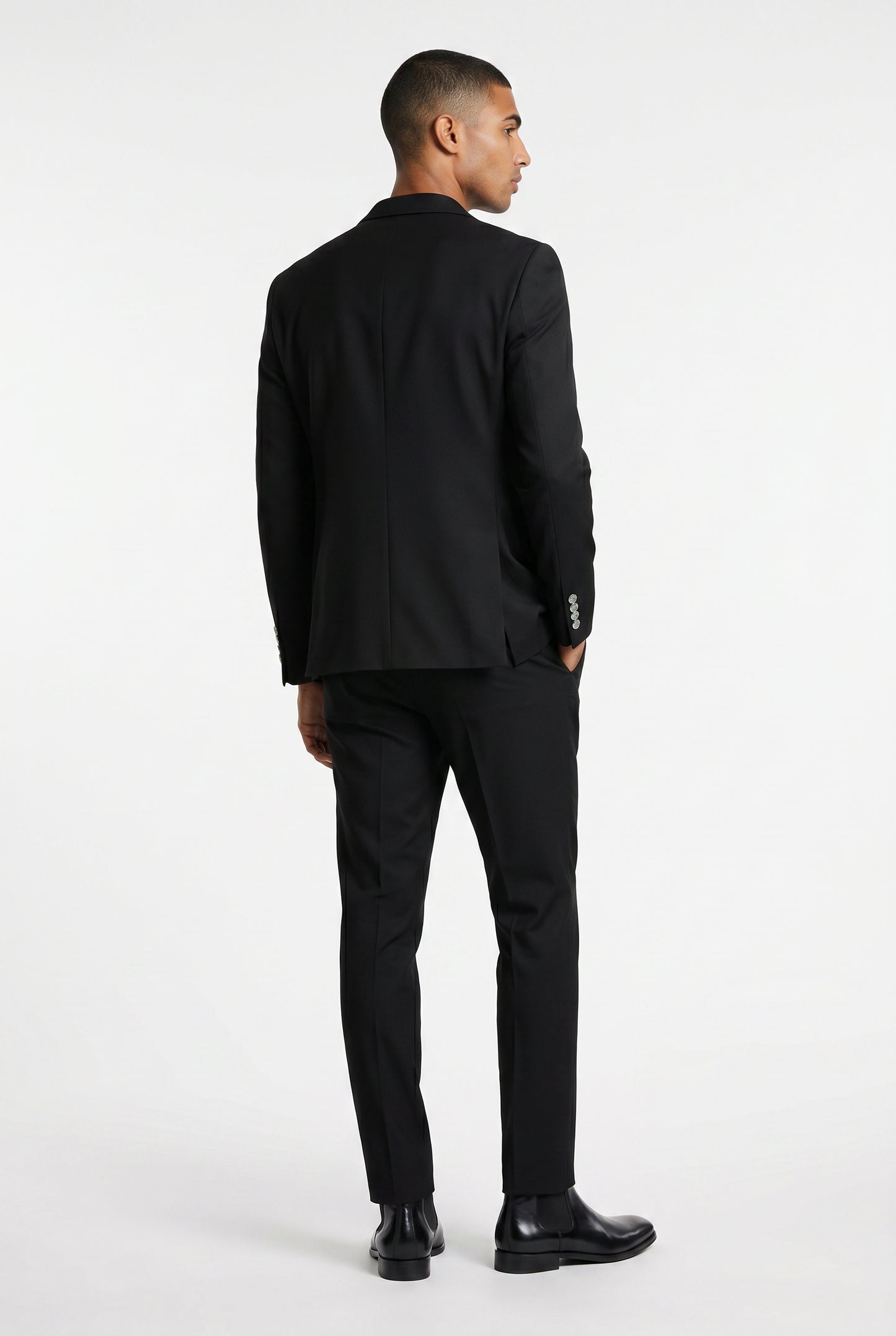 Slim Fit Notch Lapel Blazer