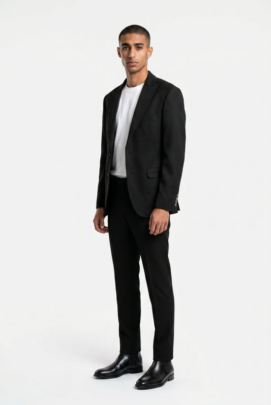 Slim Fit Notch Lapel Blazer