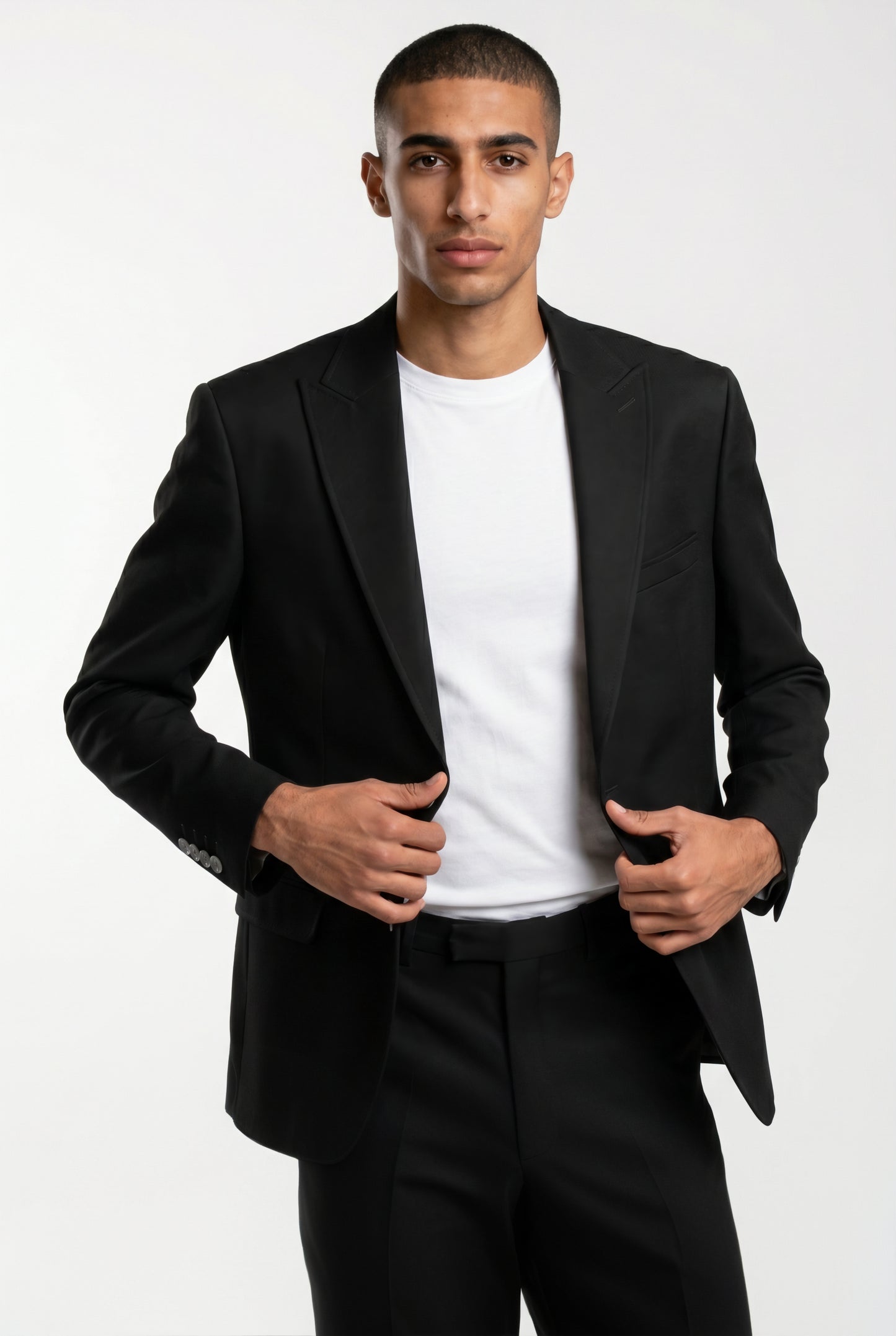 Slim Fit Notch Lapel Blazer