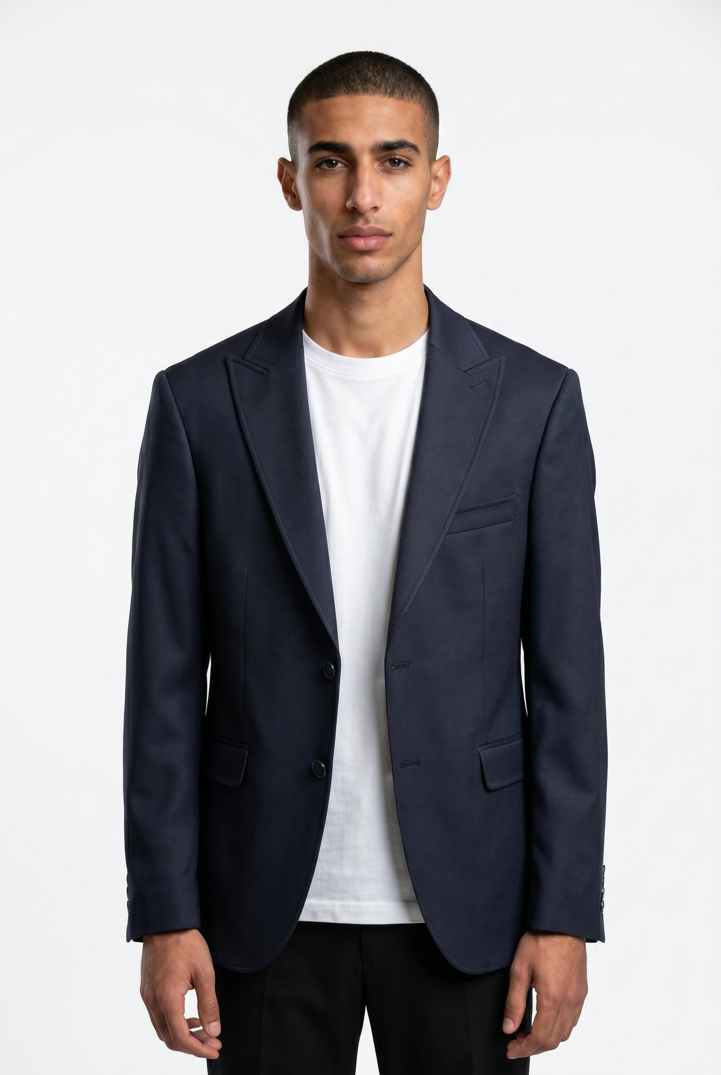 Slim Fit Notch Lapel Blazer