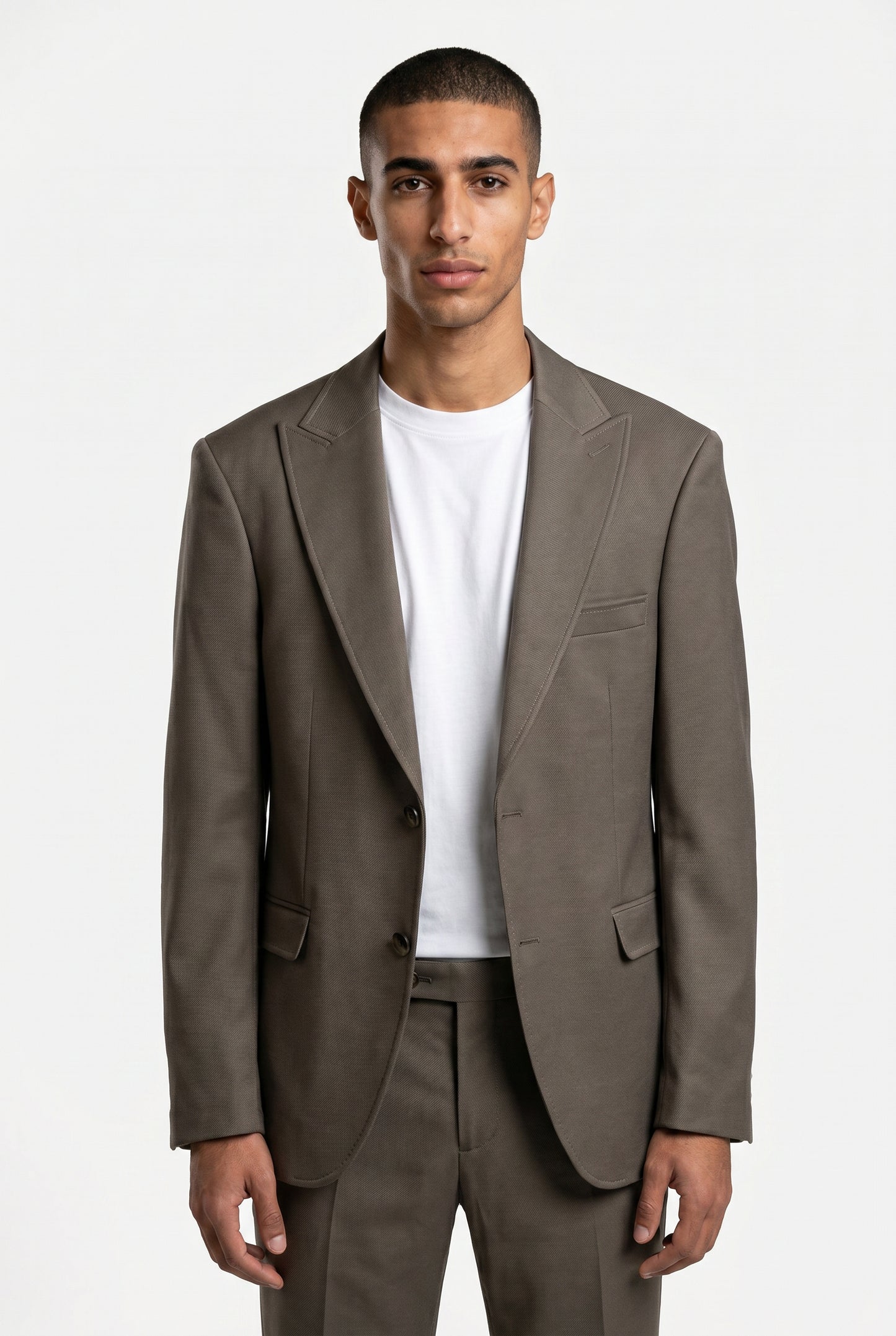 Slim Fit Notch Lapel Blazer