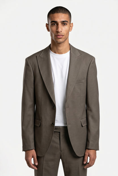 Slim Fit Notch Lapel Blazer