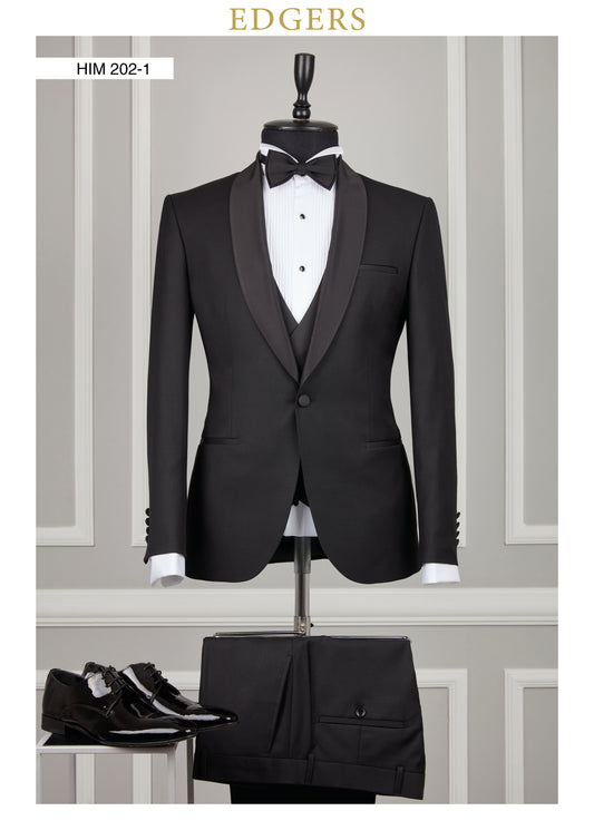 Slim Cut Shawl Lapel Tuxedo Suit