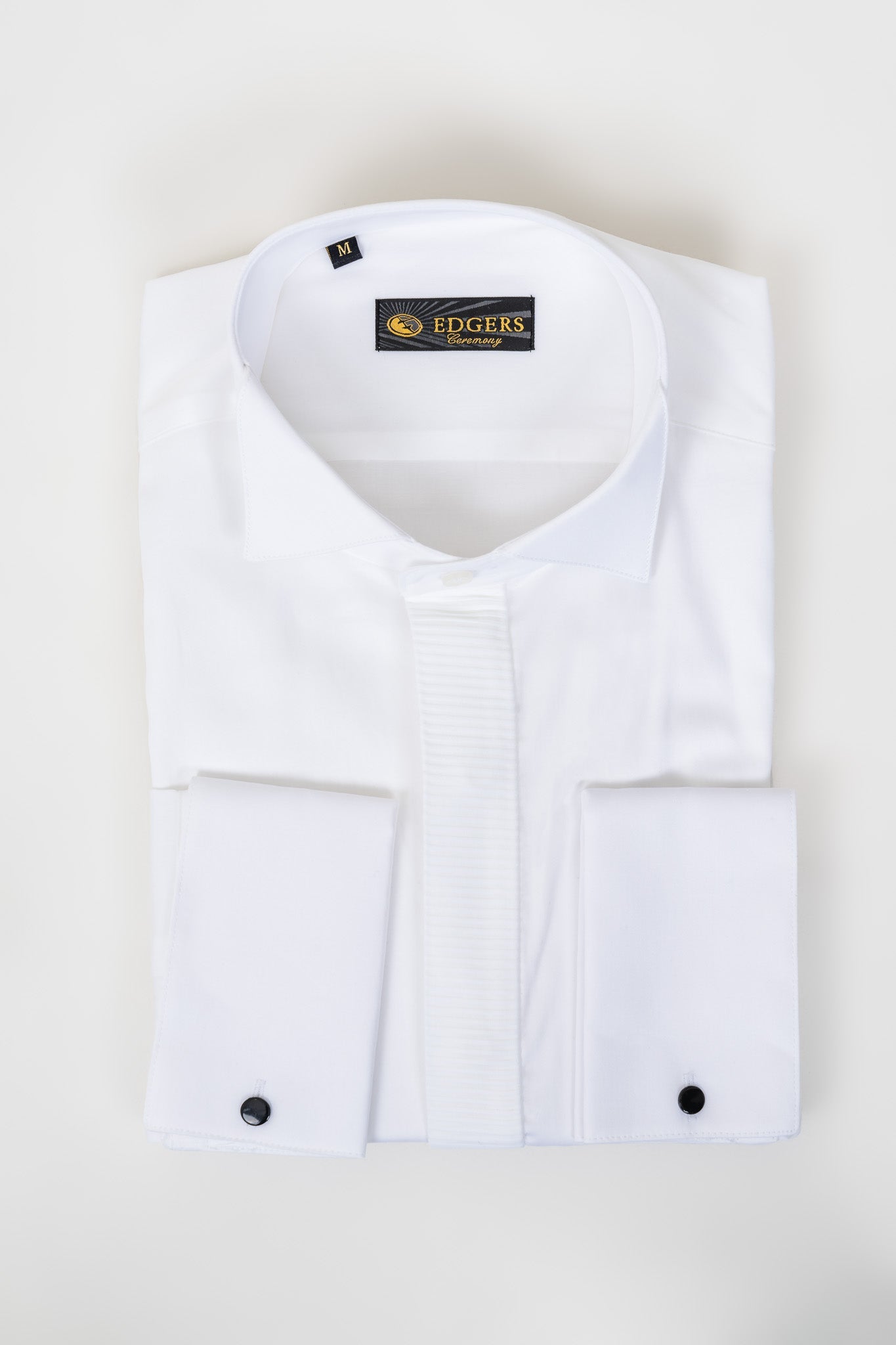 Premium White Cotton Dress Shirt, Essential for Every Man's Wardrobe, Breathable Fabric.